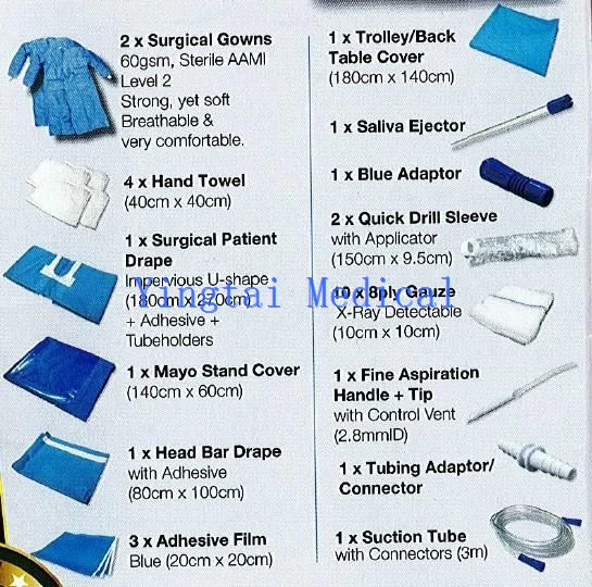 Disposable Dental Implant Comprehensive Pack suppliers